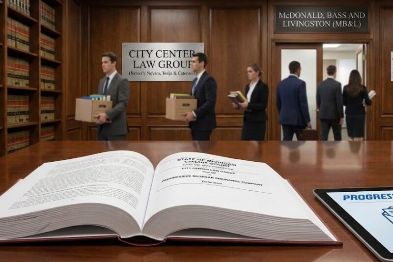 Progressive sued for alleged involvement in mass law firm exodus